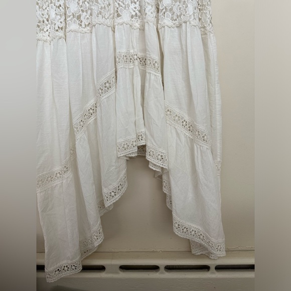 Stunning vintage inspired woman's white crochet dress new with tags - Picture 7 of 12